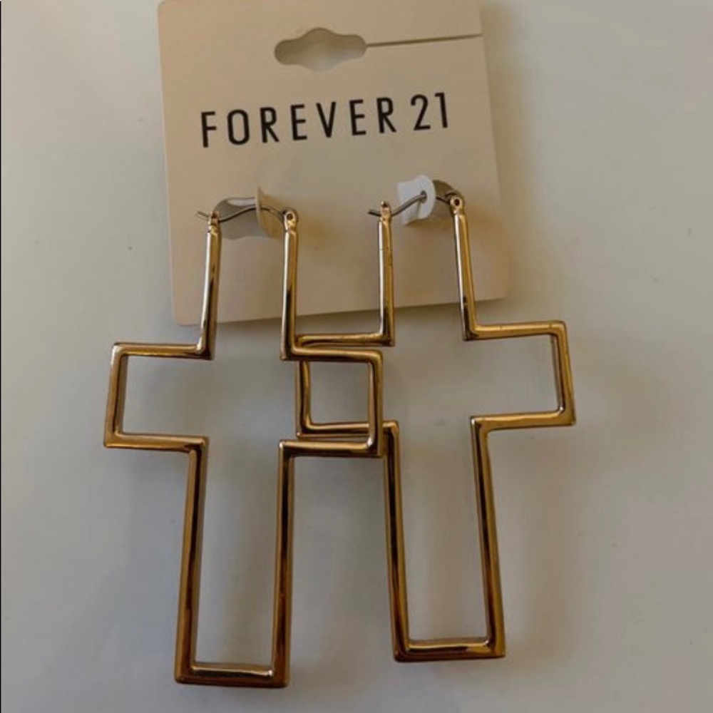 Cross earrings
